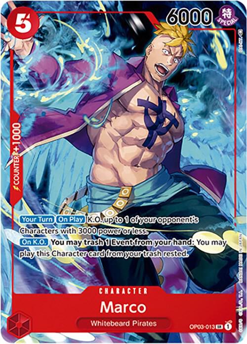 Marco (Japanese 1st Anniversary Set) (OP03-013) [One Piece Promotion Cards] | Jack's On Queen