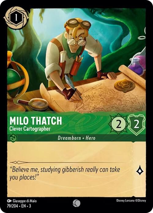 Milo Thatch - Clever Cartographer (79/204) [Into the Inklands] | Jack's On Queen
