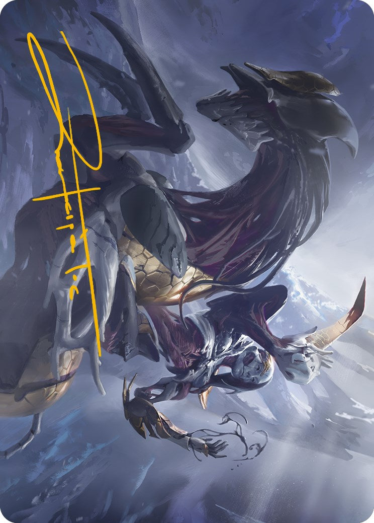 Ria Ivor, Bane of Bladehold Art Card (Gold-Stamped Signature) [Phyrexia: All Will Be One Art Series] | Jack's On Queen