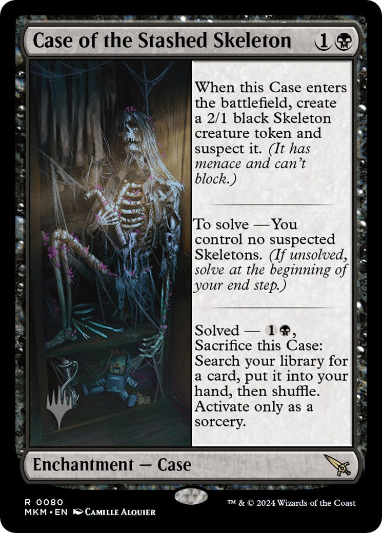 Case of the Stashed Skeleton (Promo Pack) [Murders at Karlov Manor Promos] | Jack's On Queen