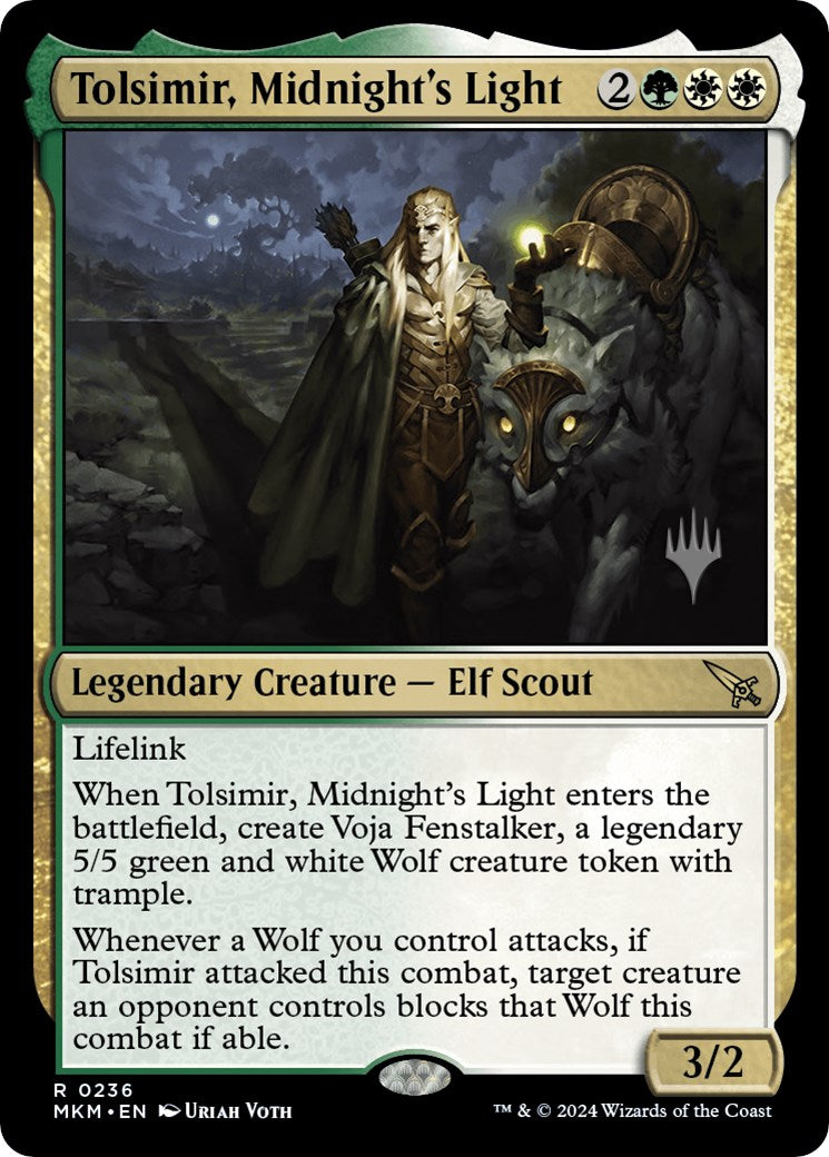 Tolsimir, Midnight's Light (Promo Pack) [Murders at Karlov Manor Promos] | Jack's On Queen