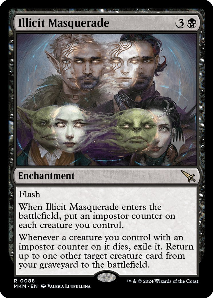 Illicit Masquerade (Promo Pack) [Murders at Karlov Manor Promos] | Jack's On Queen