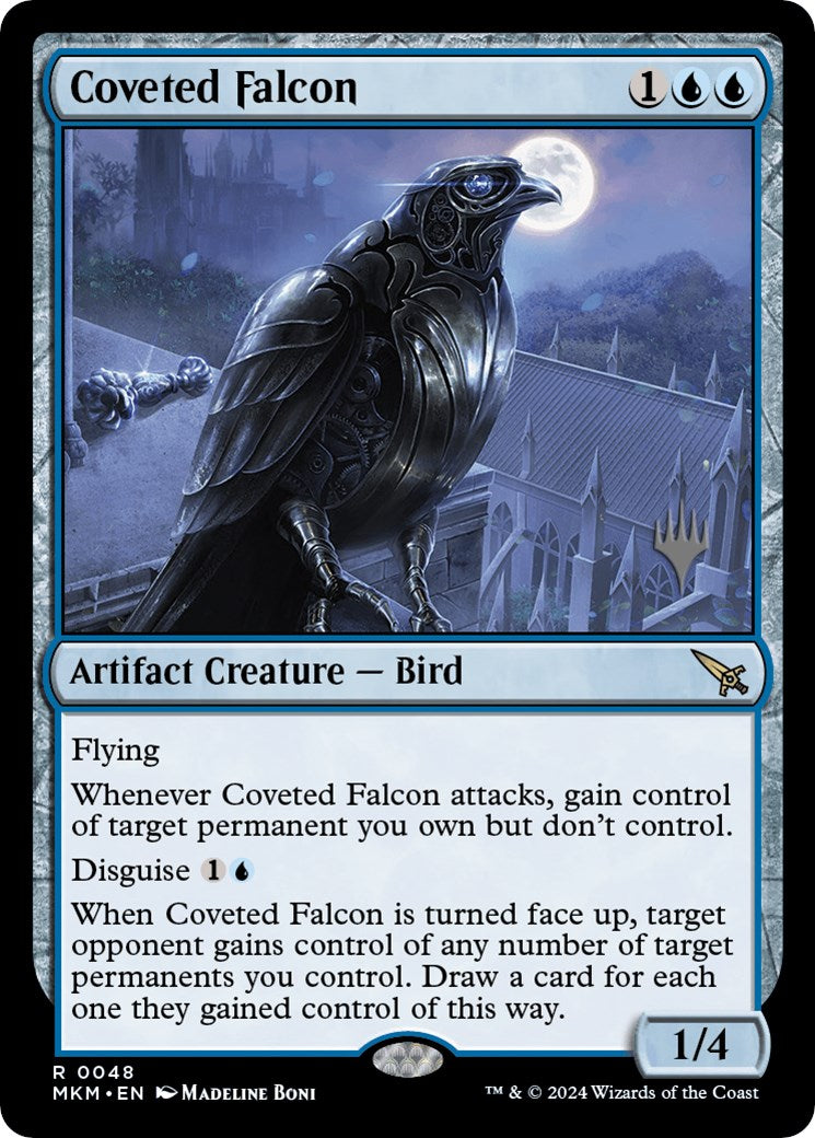 Coveted Falcon (Promo Pack) [Murders at Karlov Manor Promos] | Jack's On Queen