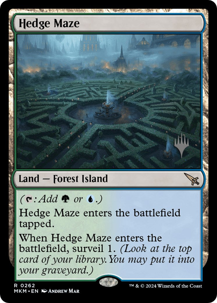 Hedge Maze (Promo Pack) [Murders at Karlov Manor Promos] | Jack's On Queen