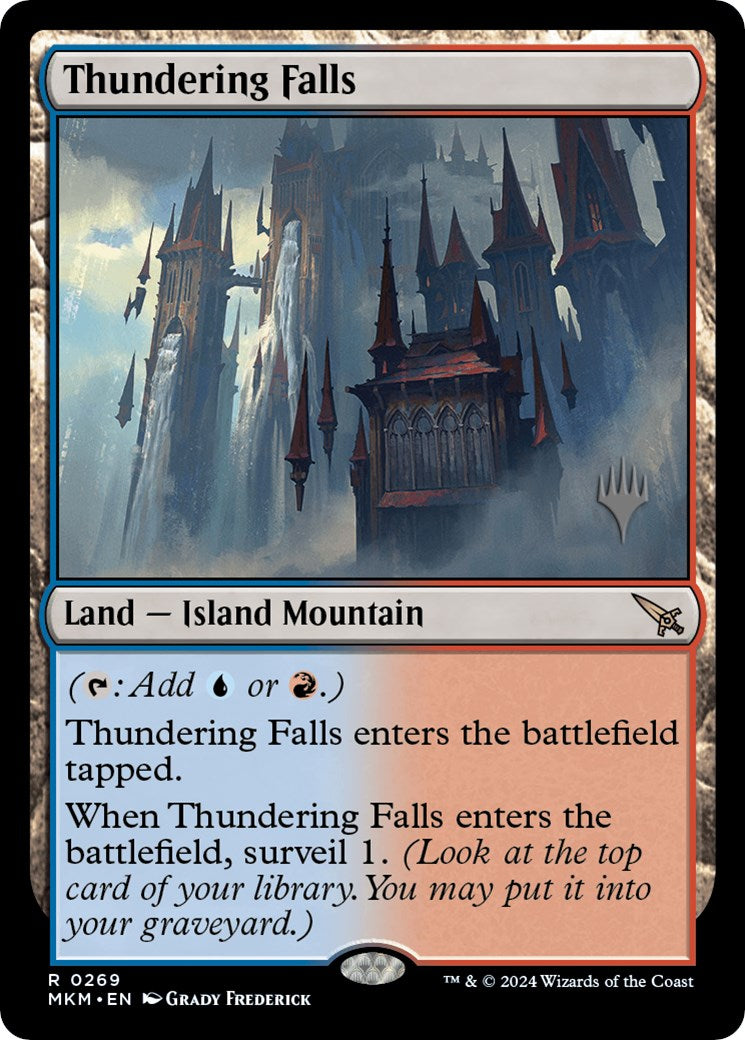 Thundering Falls (Promo Pack) [Murders at Karlov Manor Promos] | Jack's On Queen