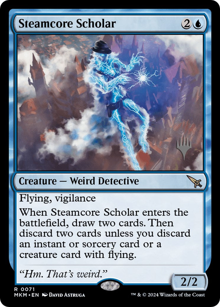 Steamcore Scholar (Promo Pack) [Murders at Karlov Manor Promos] | Jack's On Queen