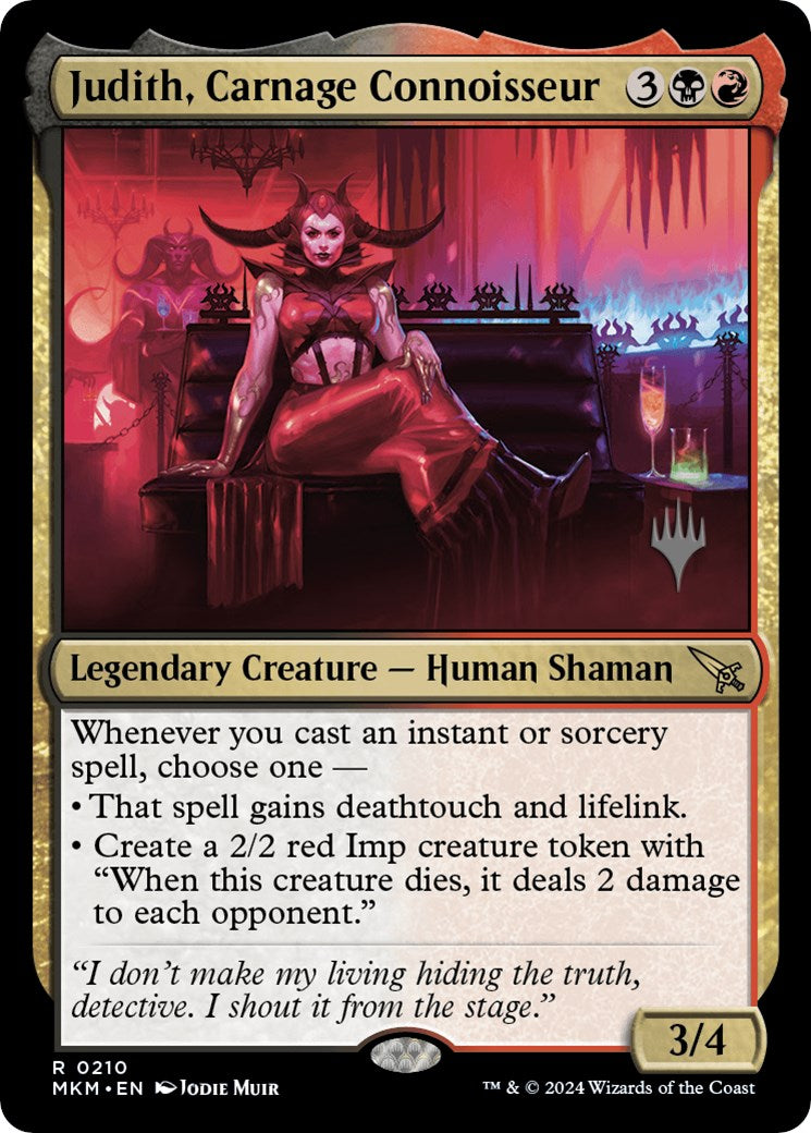 Judith, Carnage Connoisseur (Promo Pack) [Murders at Karlov Manor Promos] | Jack's On Queen