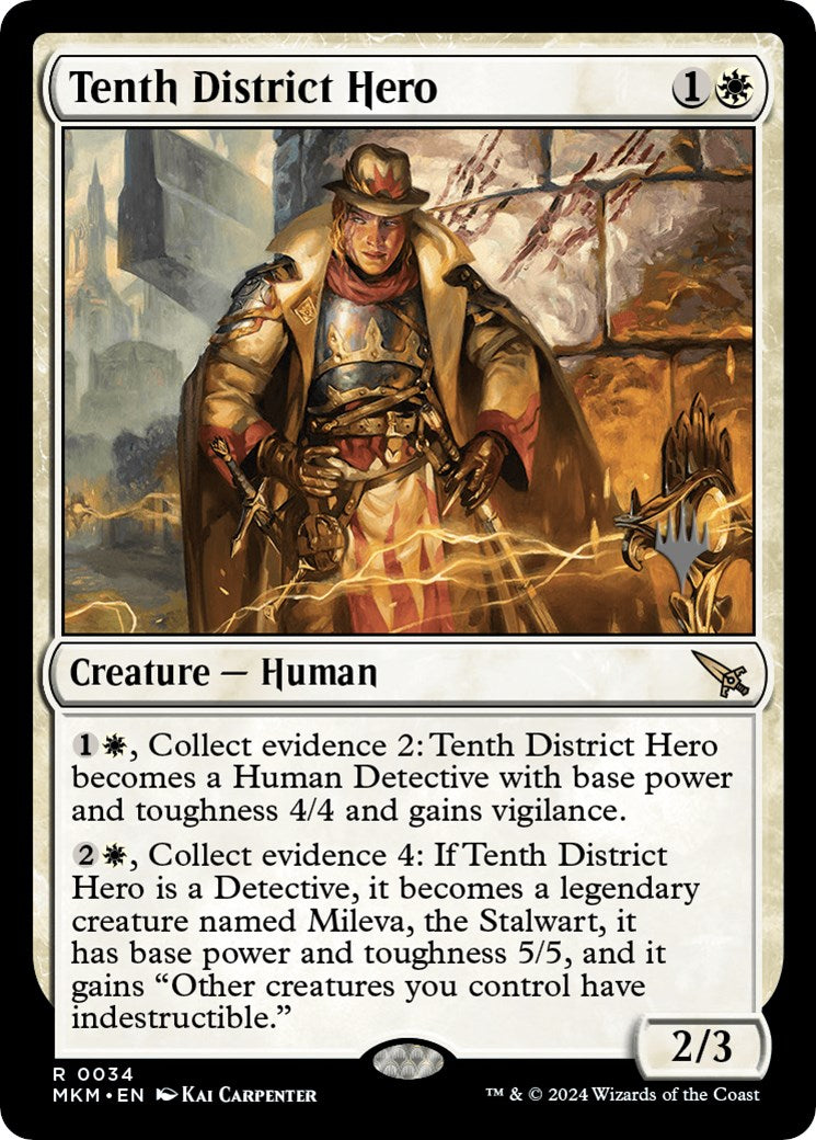 Tenth District Hero (Promo Pack) [Murders at Karlov Manor Promos] | Jack's On Queen