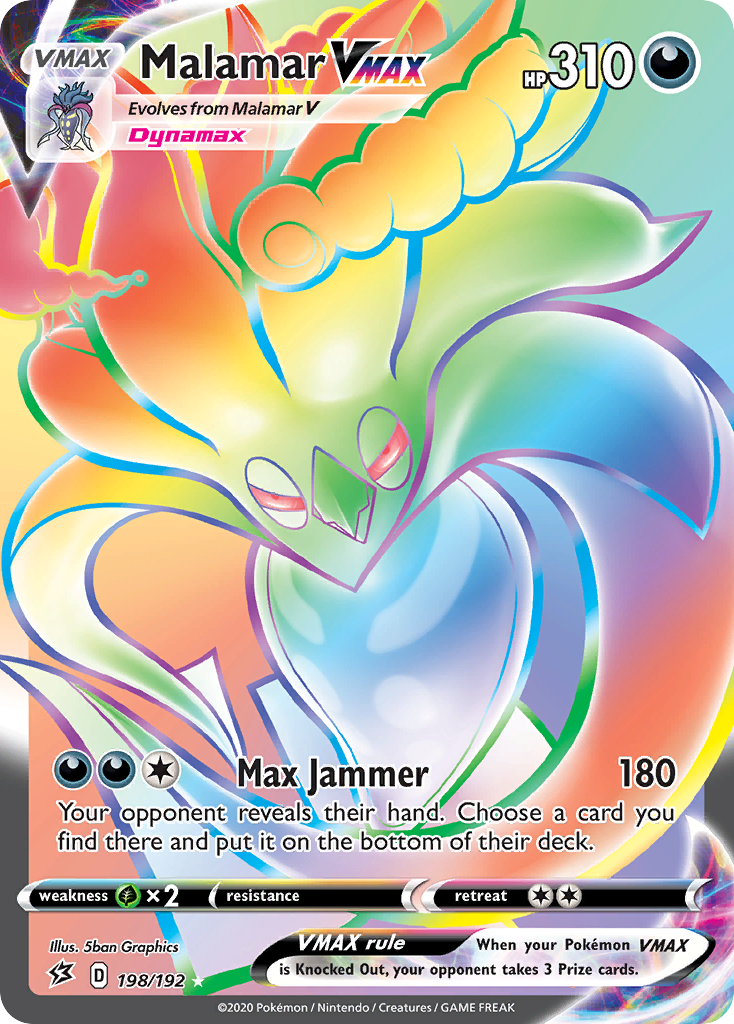 Malamar VMAX (198/192) [Sword & Shield: Rebel Clash] | Jack's On Queen