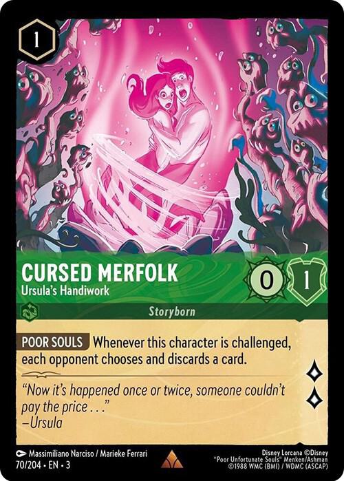 Cursed Merfolk - Ursula's Handiwork (70/204) [Into the Inklands] | Jack's On Queen