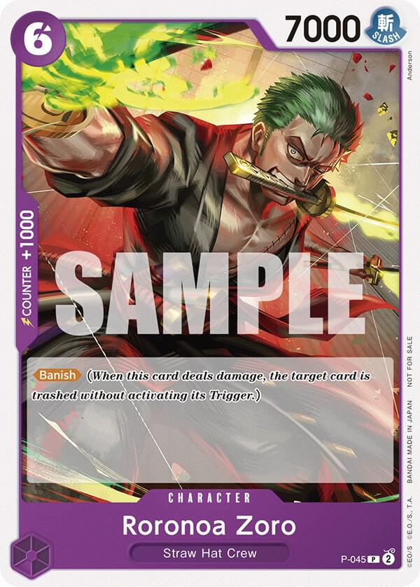 Roronoa Zoro (OP-06 Pre-Release Tournament) [Participant] (P-045) [One Piece Promotion Cards] | Jack's On Queen