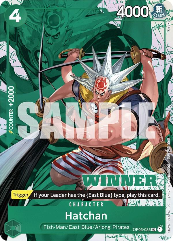 Hatchan (Winner Pack Vol. 6) (OP03-033) [One Piece Promotion Cards] | Jack's On Queen