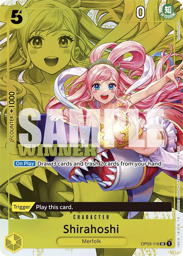 Shirahoshi (Winner Pack Vol. 6) (OP03-116) [One Piece Promotion Cards] | Jack's On Queen
