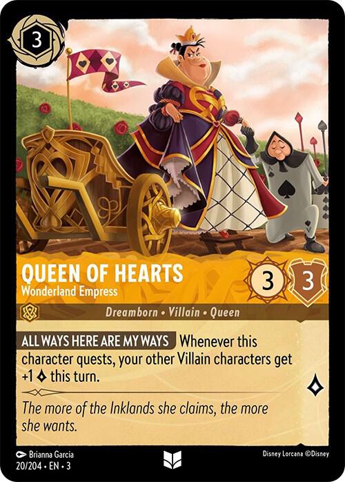 Queen of Hearts - Wonderland Empress (20/204) [Into the Inklands] | Jack's On Queen