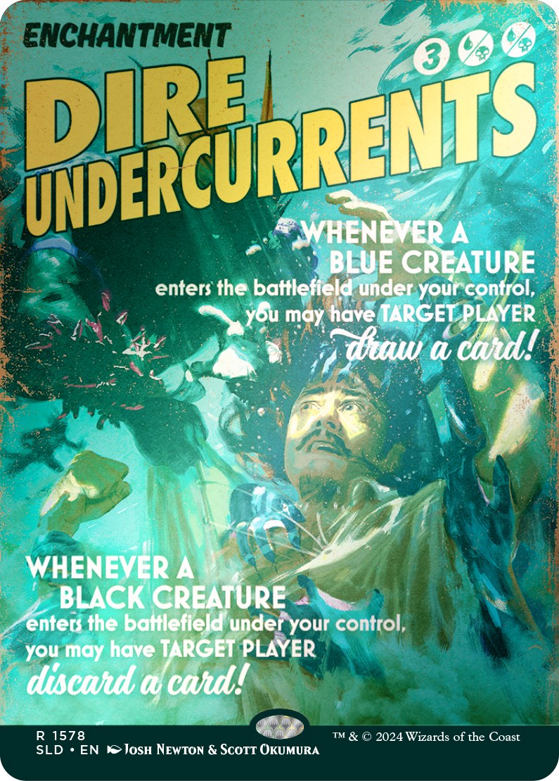 Dire Undercurrents (Rainbow Foil) [Secret Lair Drop Series] | Jack's On Queen