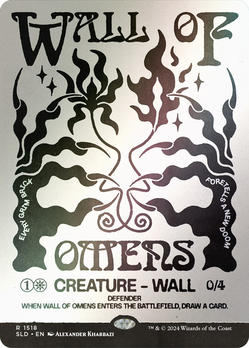 Wall of Omens (Rainbow Foil) [Secret Lair Drop Series] | Jack's On Queen