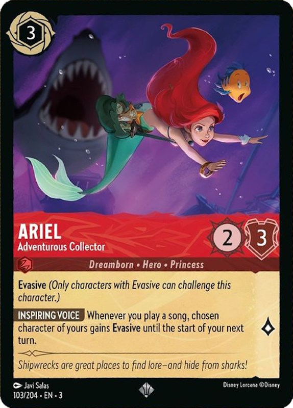 Ariel - Adventurous Collector (103/204) [Into the Inklands] | Jack's On Queen