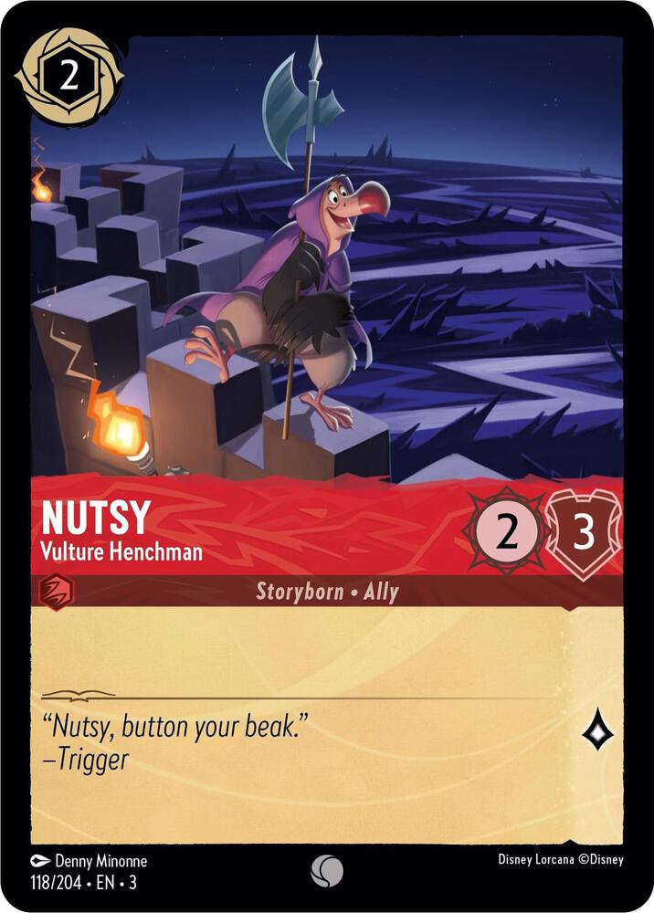 Nutsy - Vulture Henchman (118/204) [Into the Inklands] | Jack's On Queen