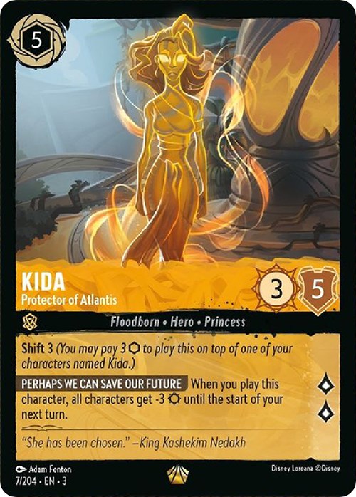 Kida - Protector of Atlantis (7/204) [Into the Inklands] | Jack's On Queen