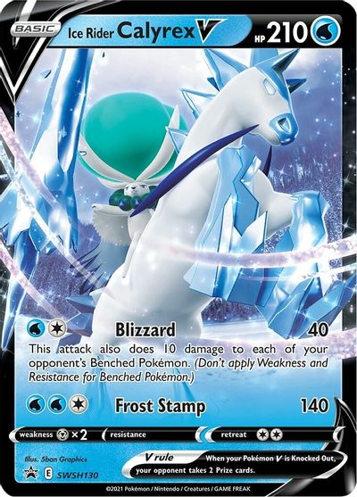 Ice Rider Calyrex V (SWSH130) [Sword & Shield: Black Star Promos] | Jack's On Queen