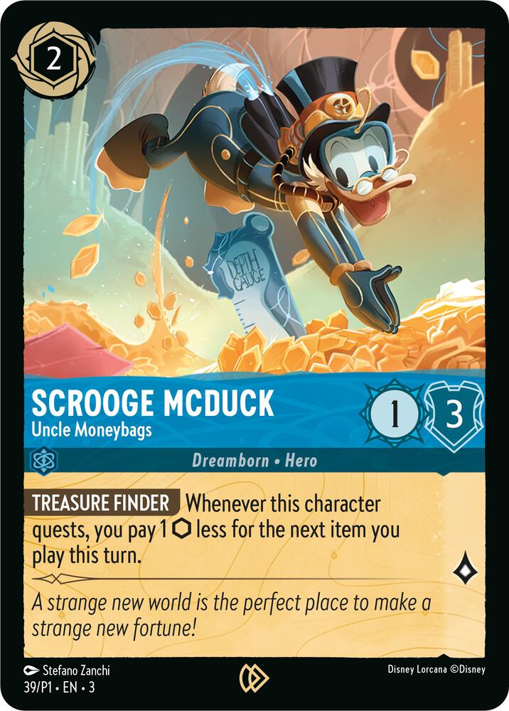 Scrooge McDuck - Uncle Moneybags (39) [Disney Lorcana Promo Cards] | Jack's On Queen