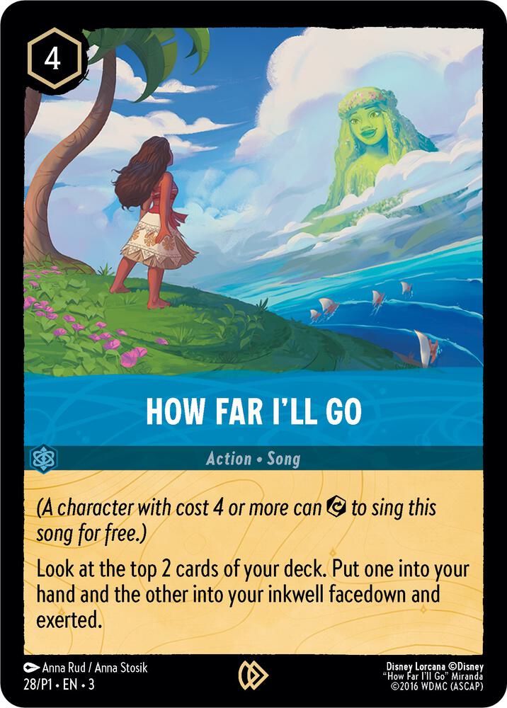 How Far I'll Go (28) [Disney Lorcana Promo Cards] | Jack's On Queen