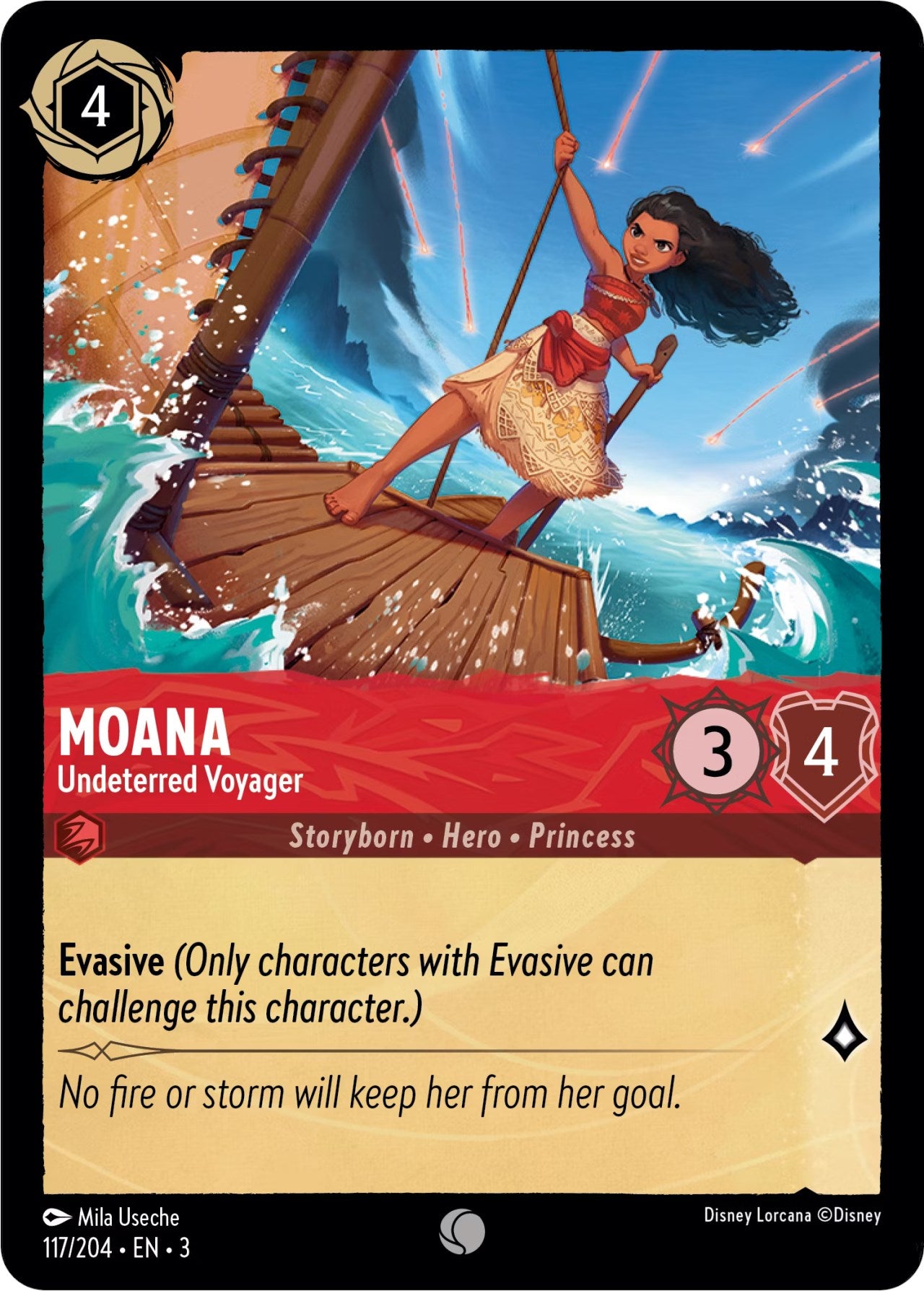 Moana - Undeterred Voyager (117/204) [Into the Inklands] | Jack's On Queen