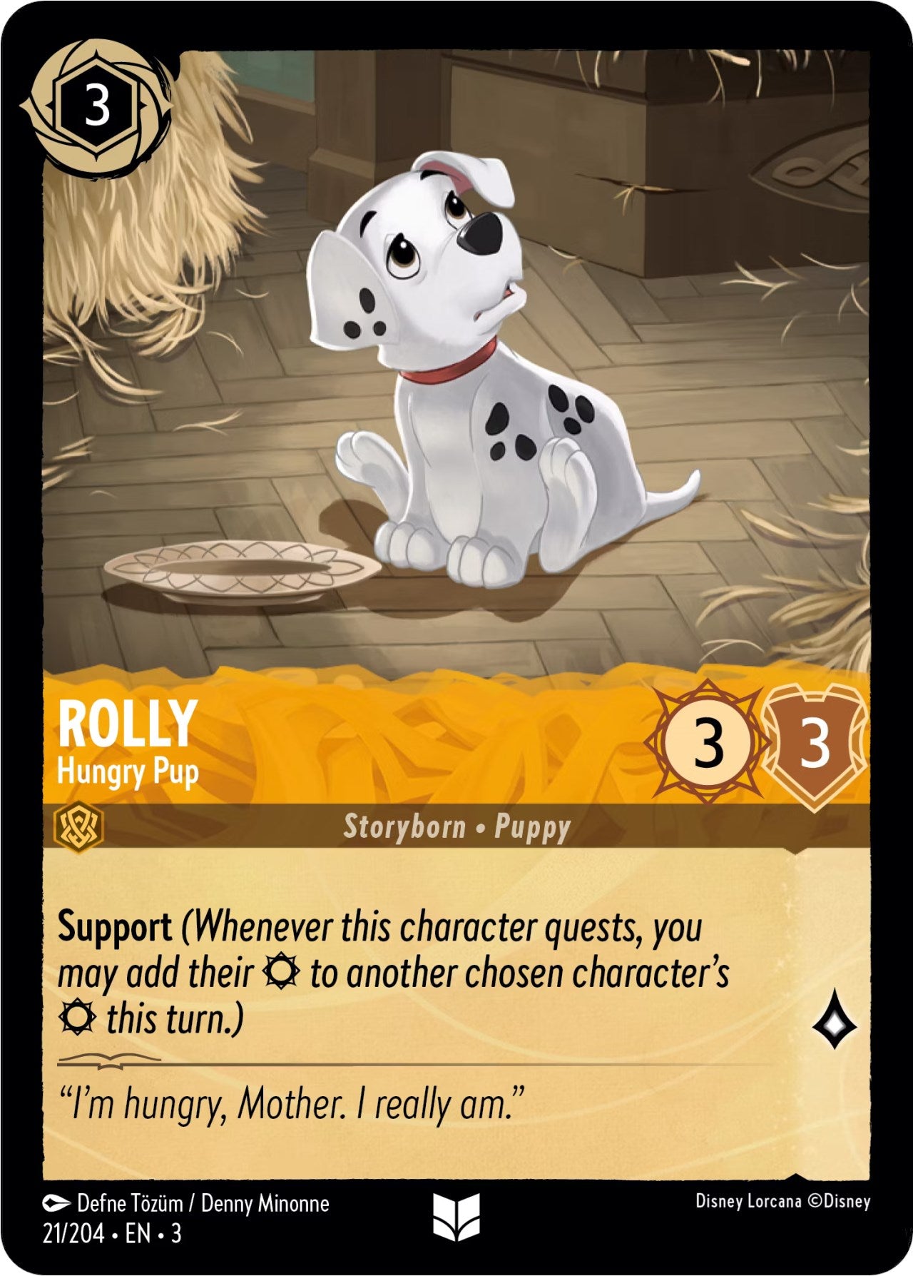 Rolly - Hungry Pup (21/204) [Into the Inklands] | Jack's On Queen