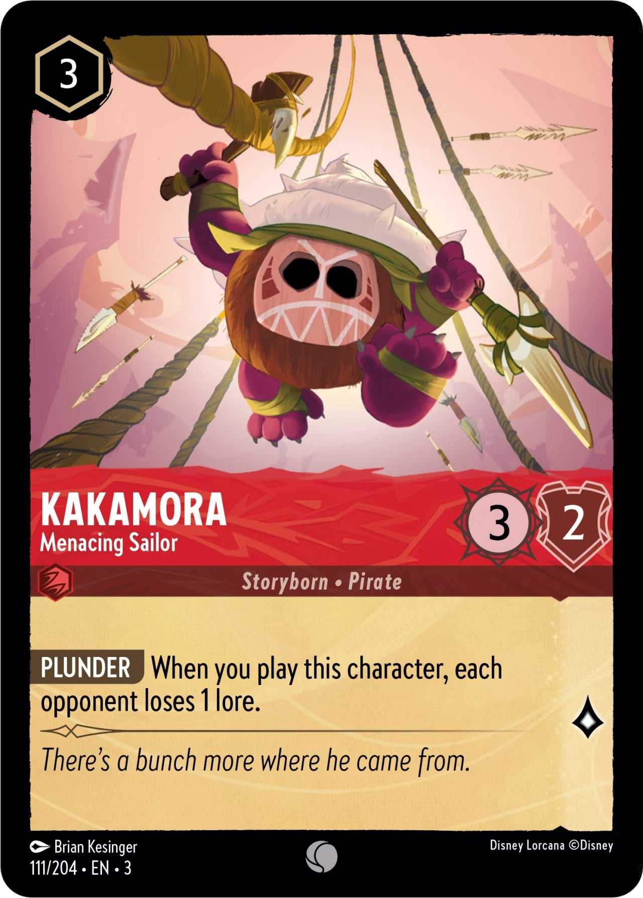 Kakamora - Menacing Sailor (111/204) [Into the Inklands] | Jack's On Queen