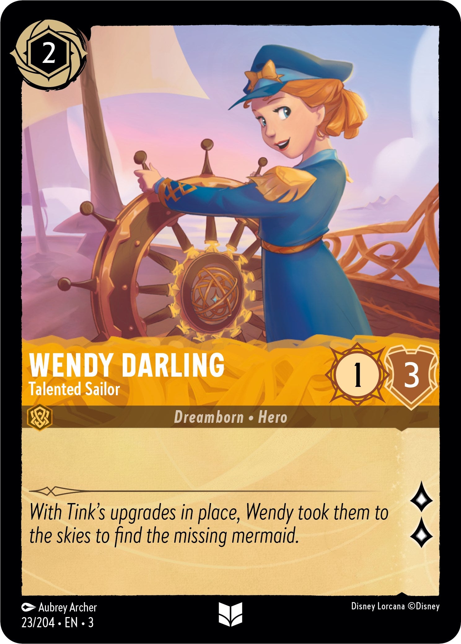 Wendy Darling - Talented Sailor (23/204) [Into the Inklands] | Jack's On Queen