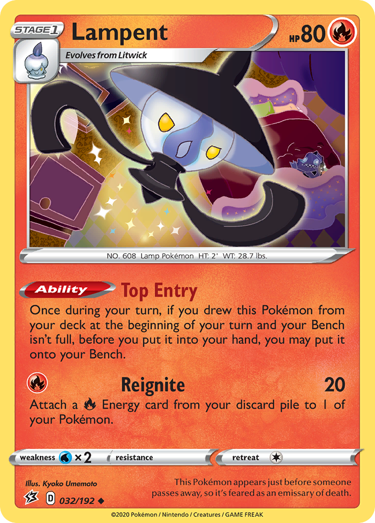 Lampent (032/192) [Sword & Shield: Rebel Clash] | Jack's On Queen