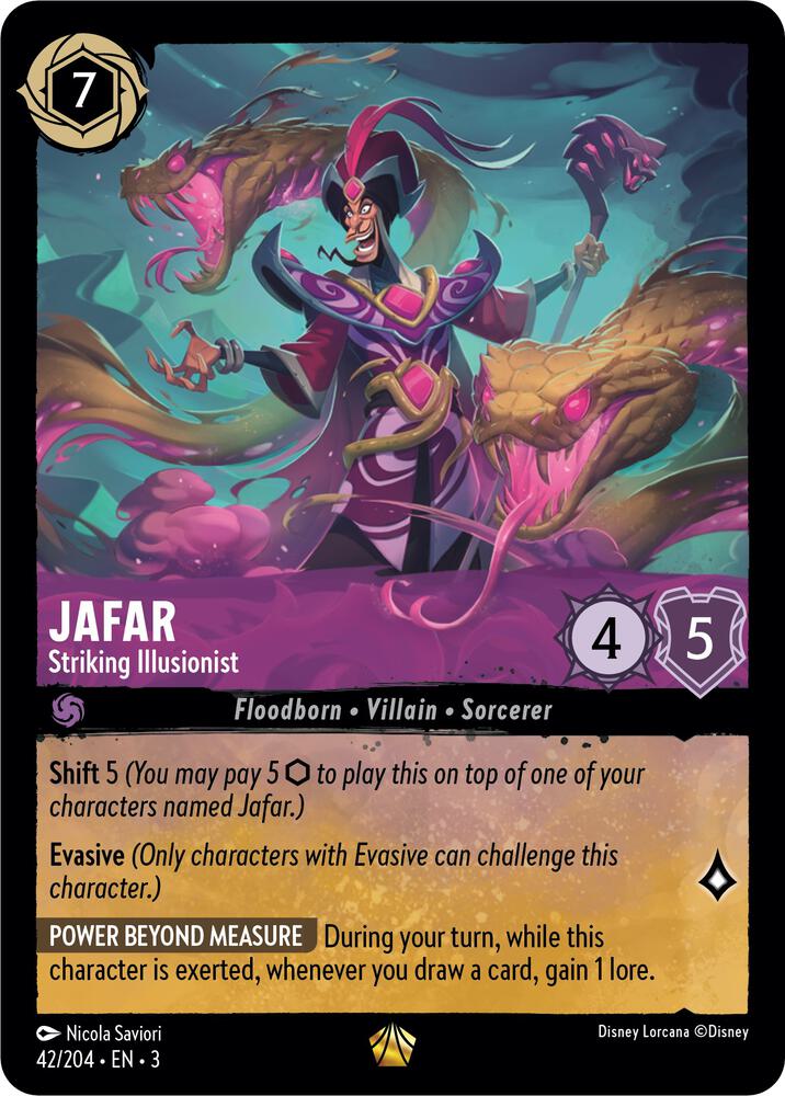 Jafar - Striking Illusionist (42/204) [Into the Inklands] | Jack's On Queen