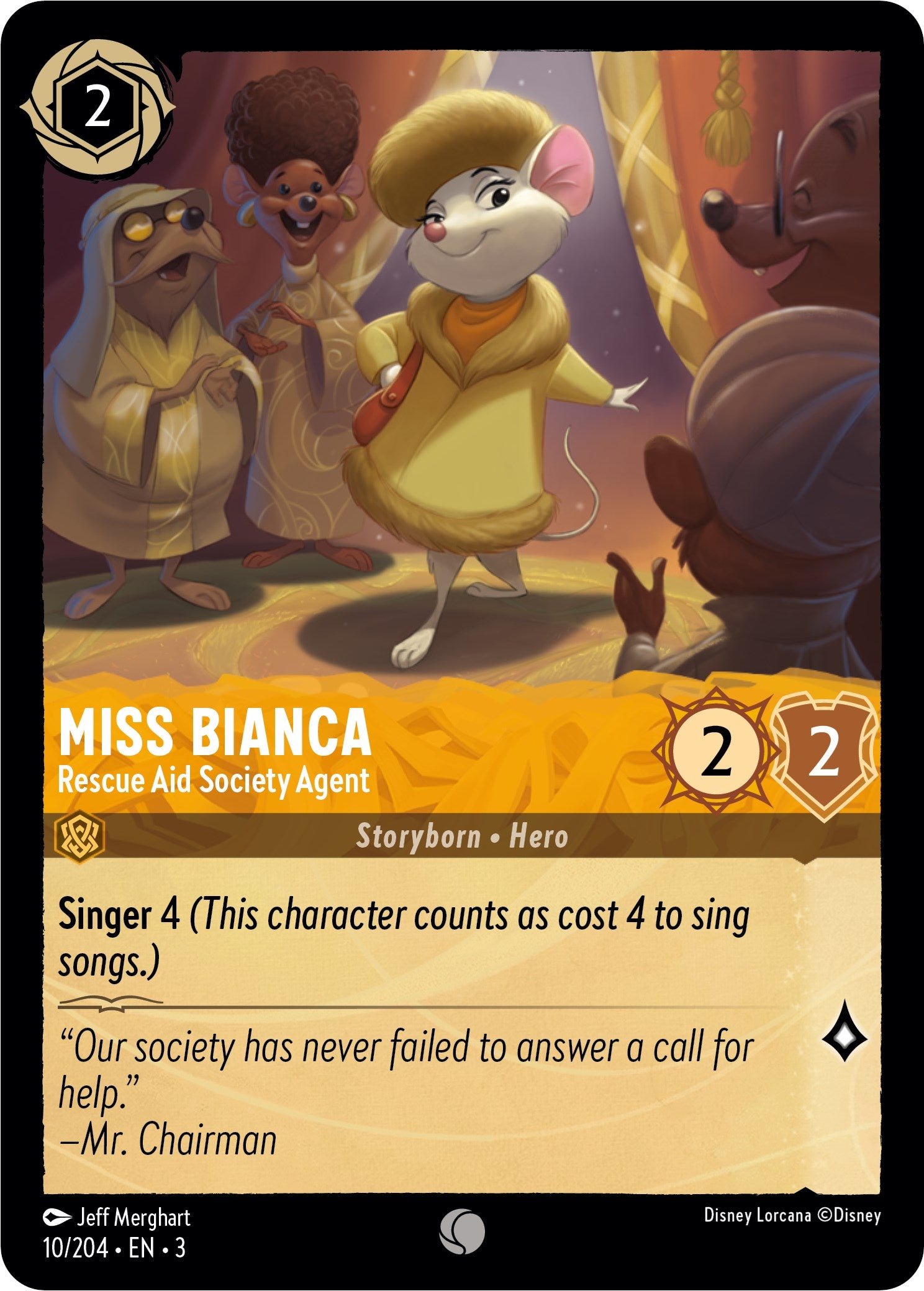 Miss Bianca - Rescue Aid Society Agent (10/204) [Into the Inklands] | Jack's On Queen