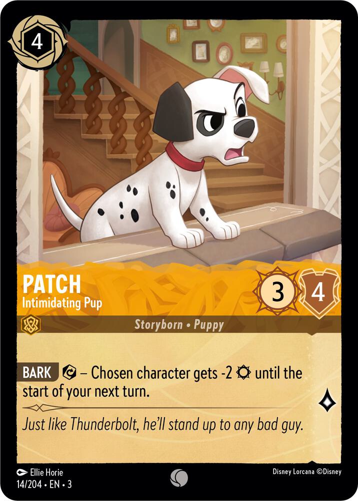 Patch - Intimidating Pup (14/204) [Into the Inklands] | Jack's On Queen