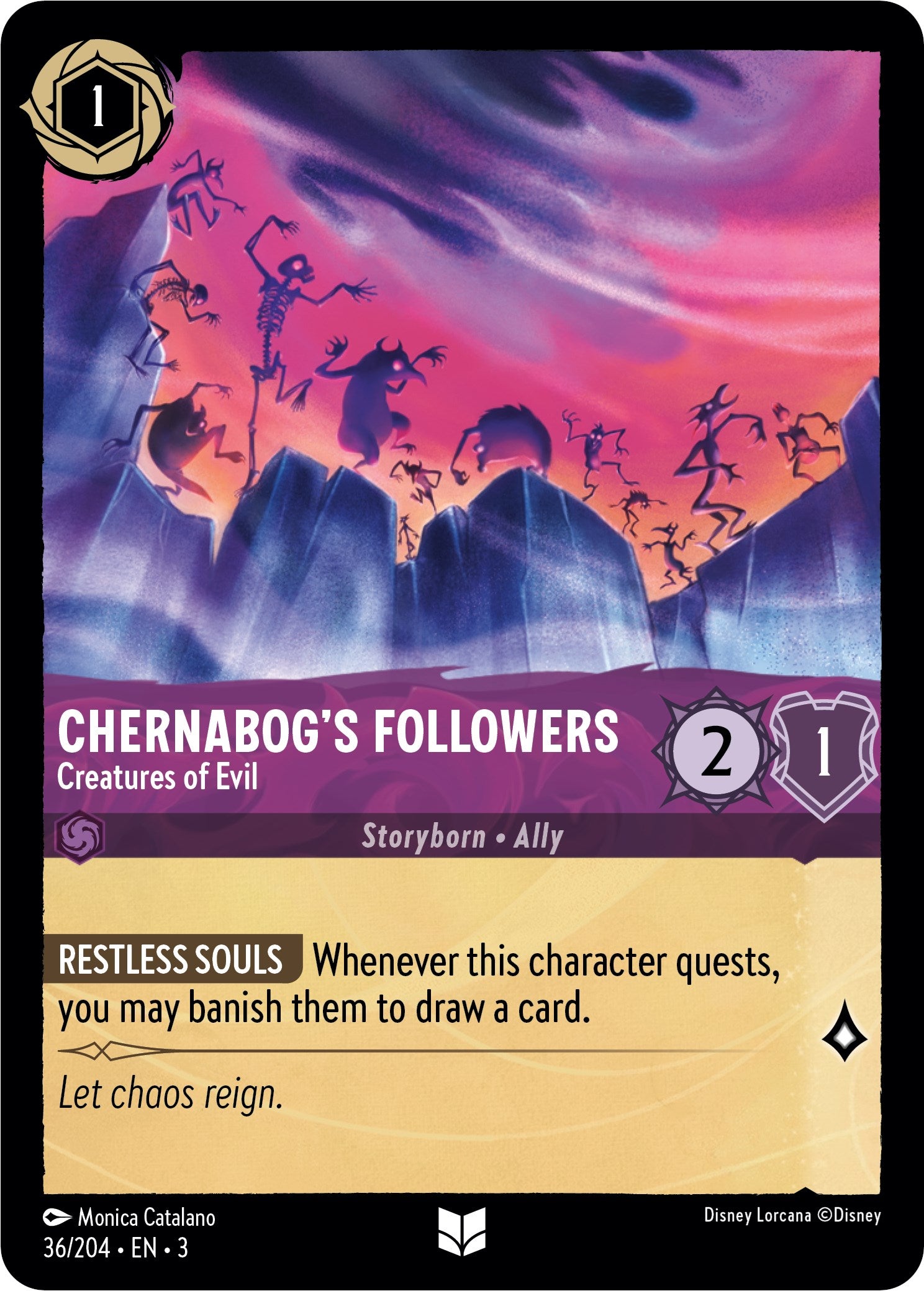 Chernabog's Followers - Creatures of Evil (36/204) [Into the Inklands] | Jack's On Queen
