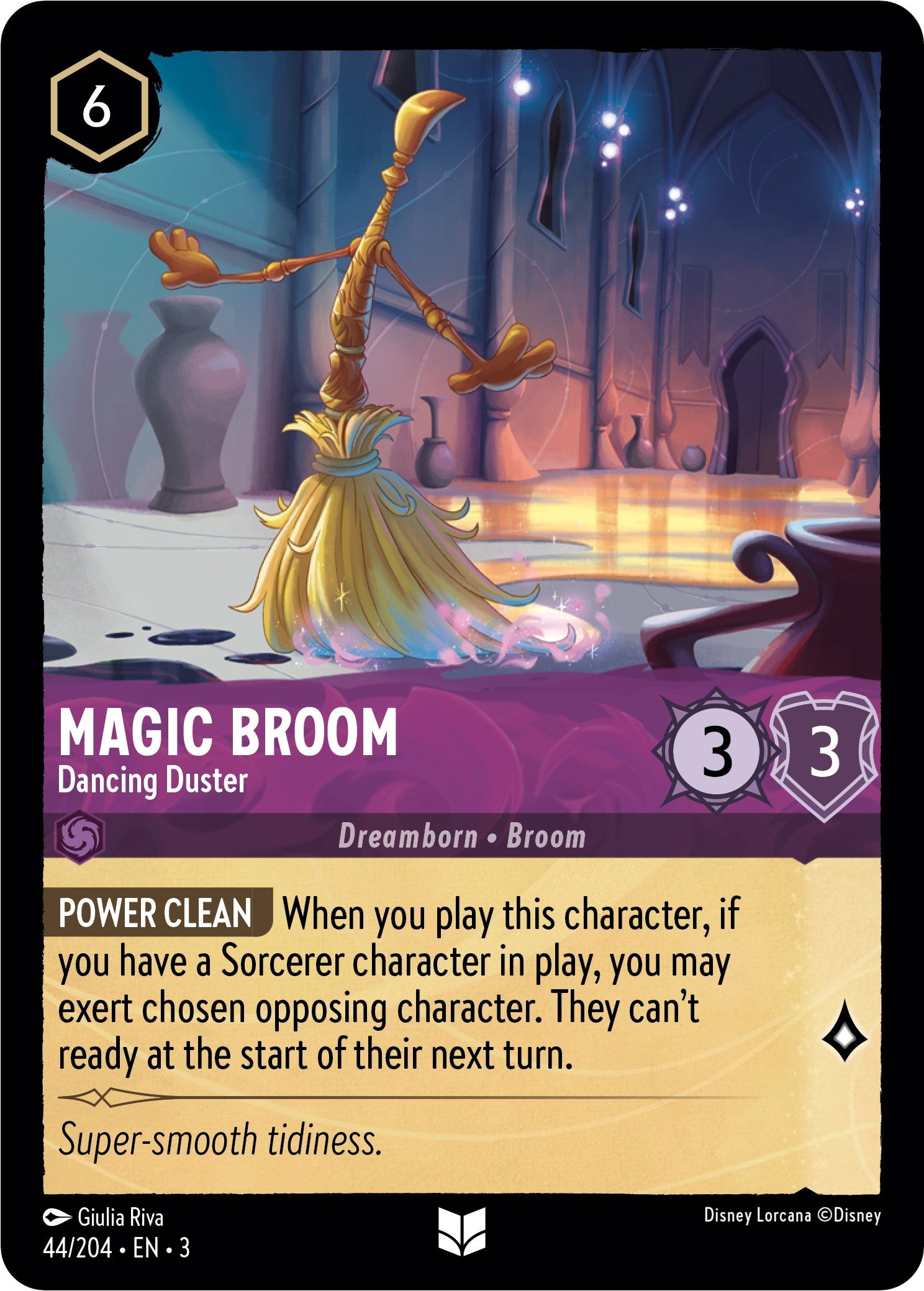 Magic Broom - Dancing Duster (44/204) [Into the Inklands] | Jack's On Queen