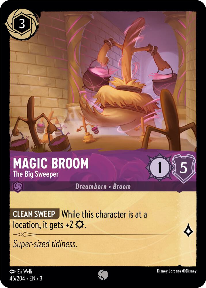 Magic Broom - The Big Sweeper (46/204) [Into the Inklands] | Jack's On Queen