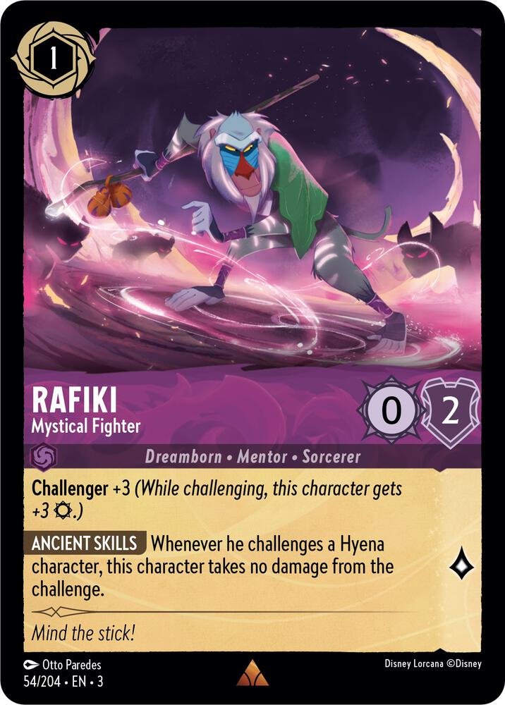 Rafiki - Mystical Fighter (54/204) [Into the Inklands] | Jack's On Queen