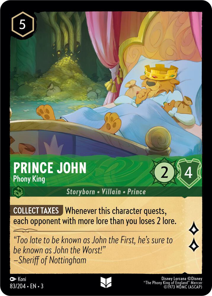 Prince John - Phony King (83/204) [Into the Inklands] | Jack's On Queen
