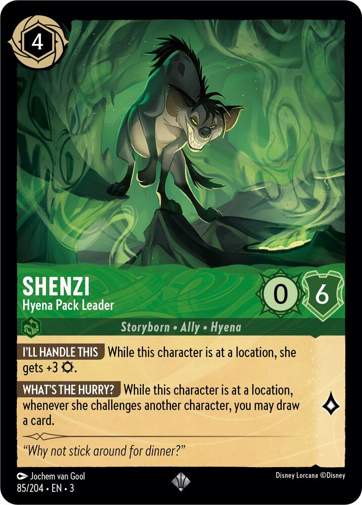 Shenzi - Hyena Pack Leader (85/204) [Into the Inklands] | Jack's On Queen
