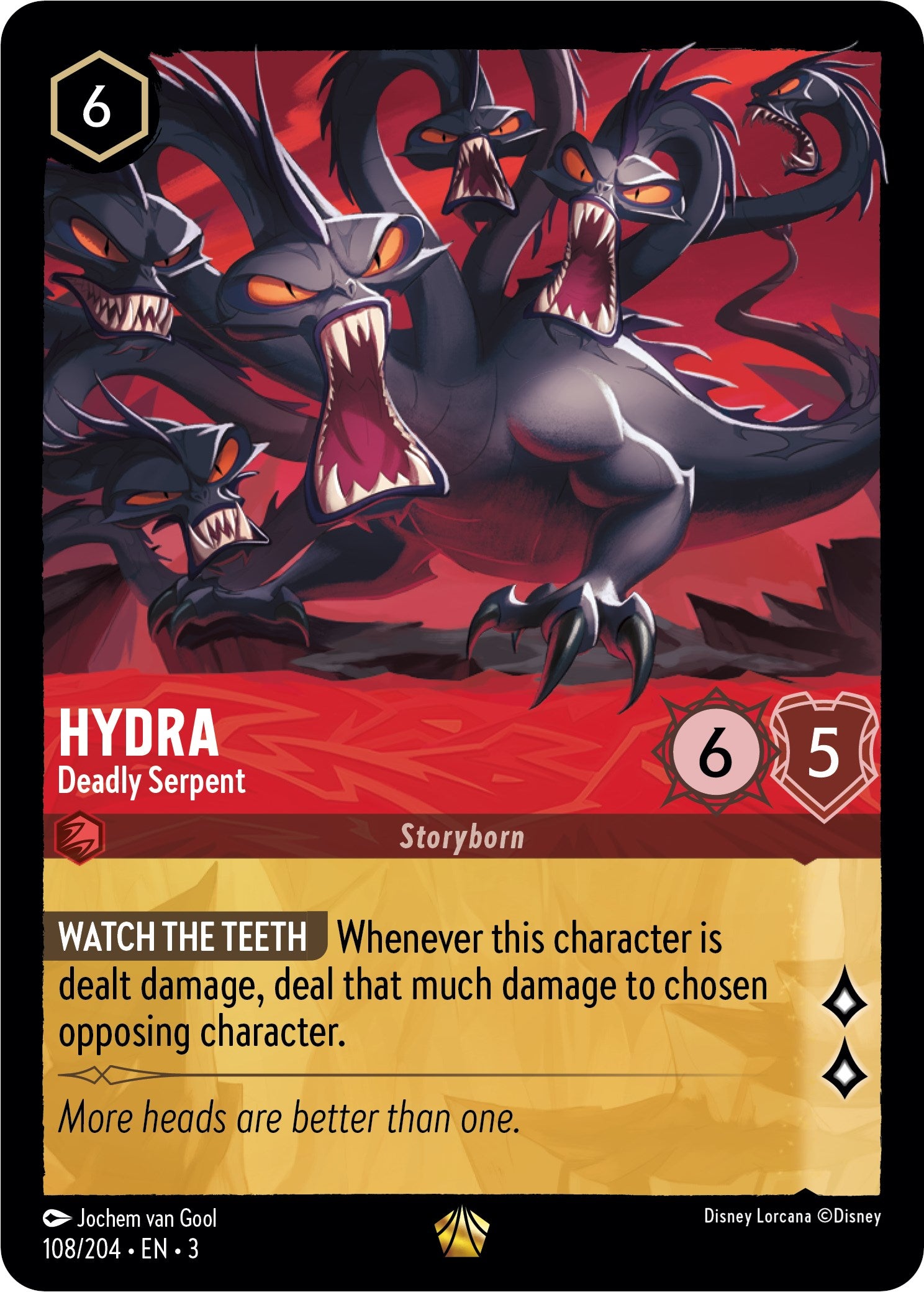 Hydra - Deadly Serpent (108/204) [Into the Inklands] | Jack's On Queen
