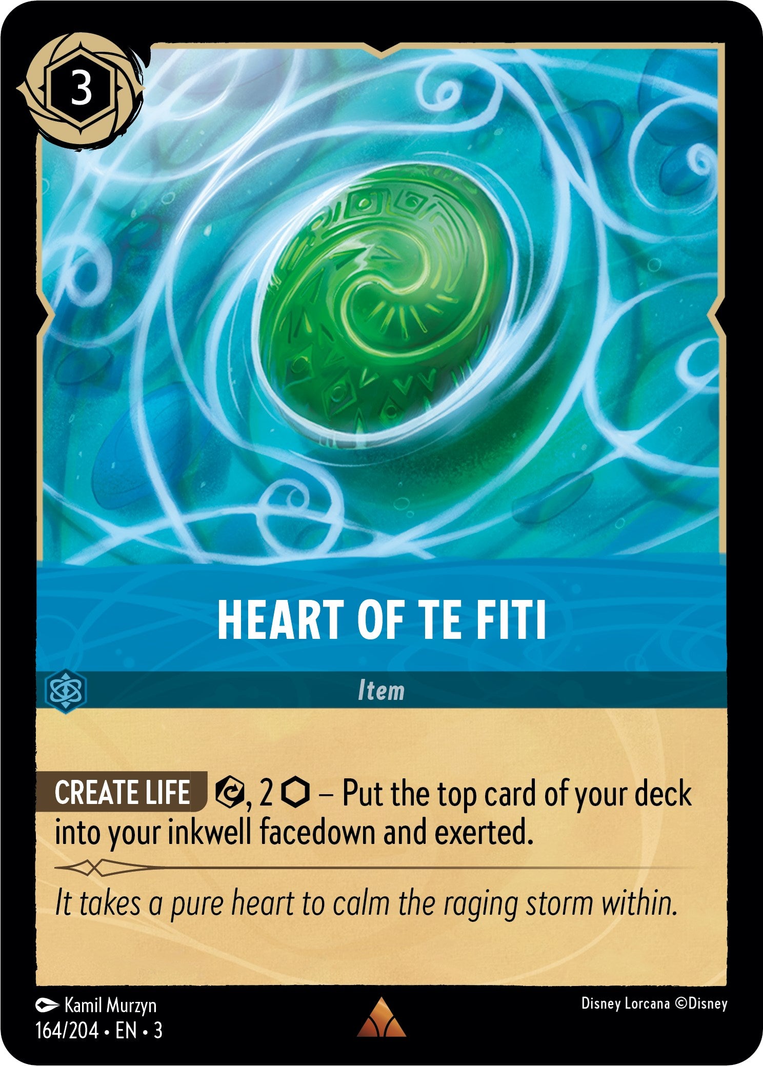 Heart of Te Fiti (164//204) [Into the Inklands] | Jack's On Queen