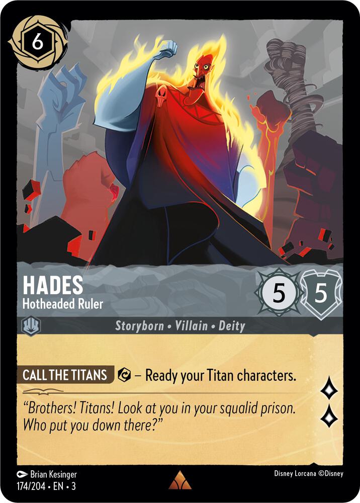 Hades - Hotheaded Ruler (174/204) [Into the Inklands] | Jack's On Queen