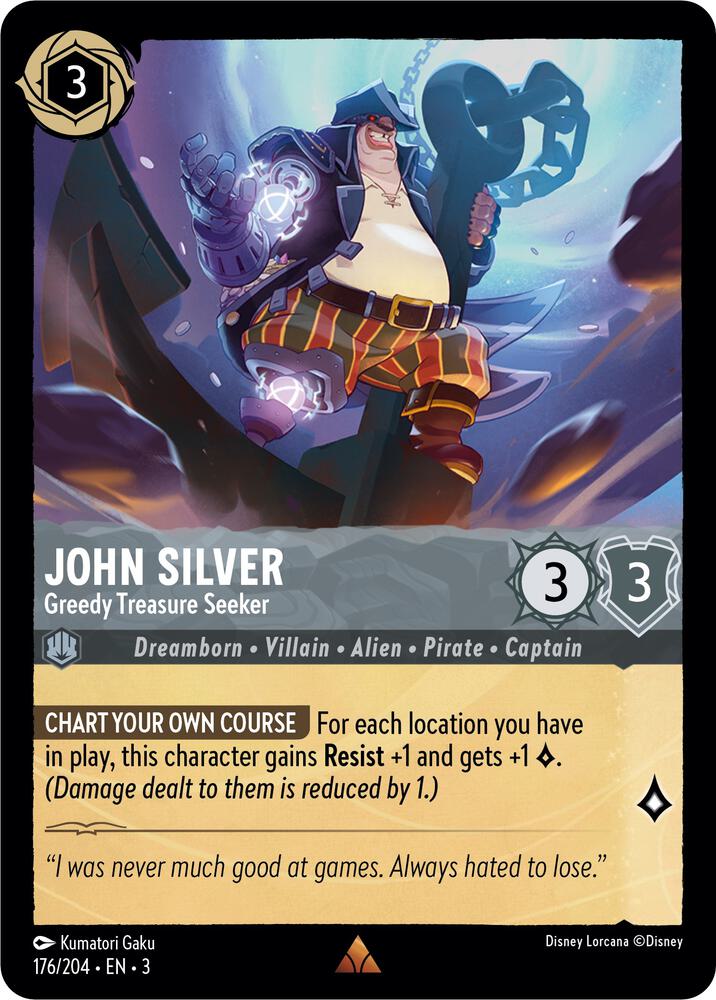 John Silver - Greedy Treasure Seeker (176/204) [Into the Inklands] | Jack's On Queen