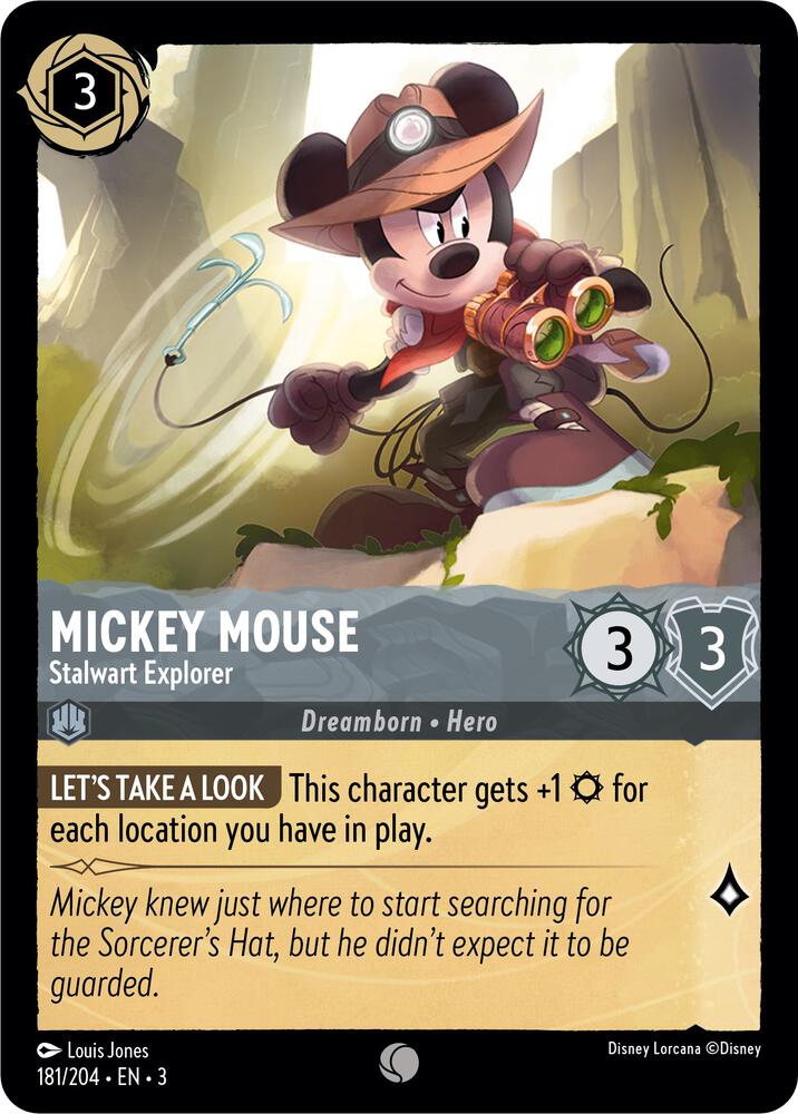 Mickey Mouse - Stalwart Explorer (181/204) [Into the Inklands] | Jack's On Queen
