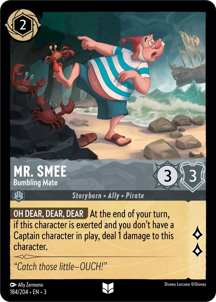 Mr. Smee - Bumbling Mate (184/204) [Into the Inklands] | Jack's On Queen
