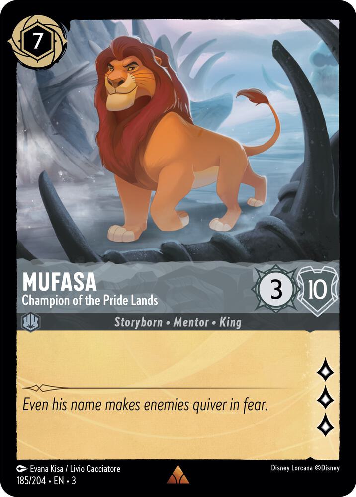 Mufasa - Champion of the Pride Lands (185/204) [Into the Inklands] | Jack's On Queen