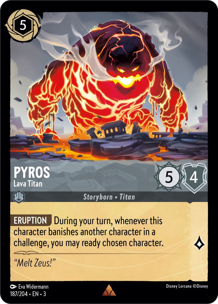Pyros - Lava Titan (187/204) [Into the Inklands] | Jack's On Queen