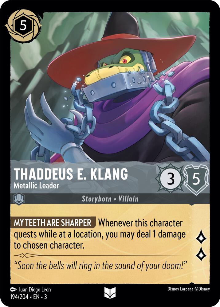 Thaddeus E. Klang - Metallic Leader (194/204) [Into the Inklands] | Jack's On Queen