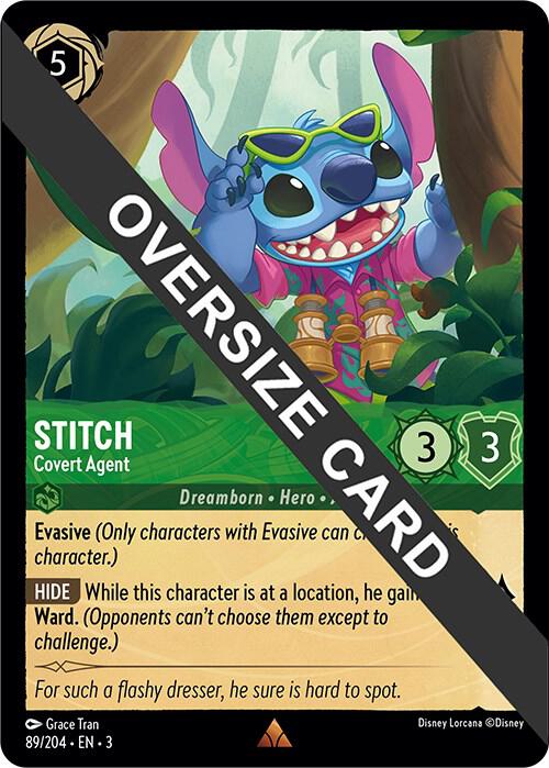 Stitch - Covert Agent (Oversized) (89/204) [Into the Inklands] | Jack's On Queen